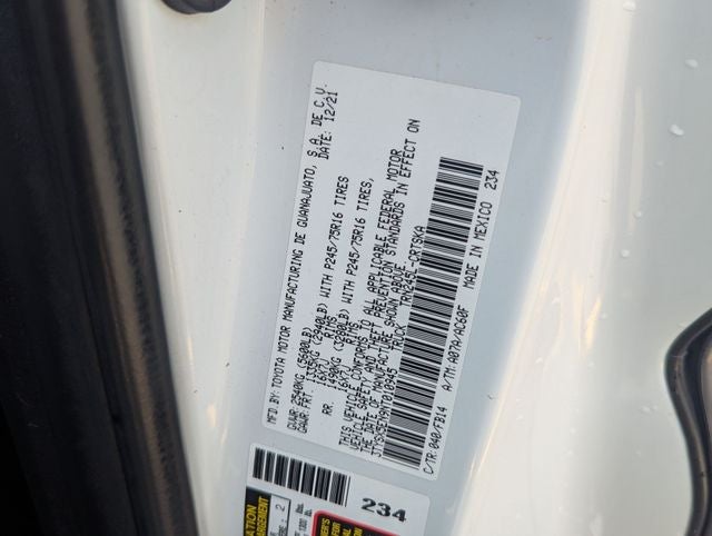 2022 Toyota Tacoma SR