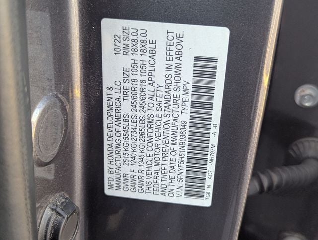 2022 Honda Pilot EX-L