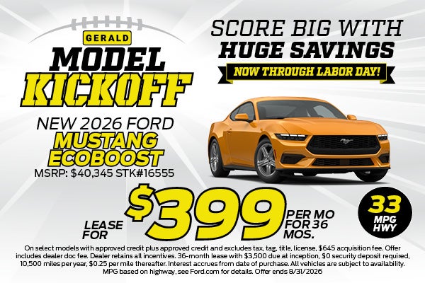 New Ford 2026 Mustang Ecoboost