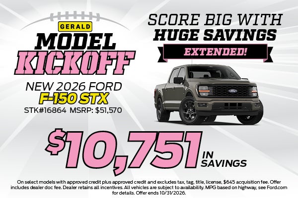 New 2026 Ford F-150