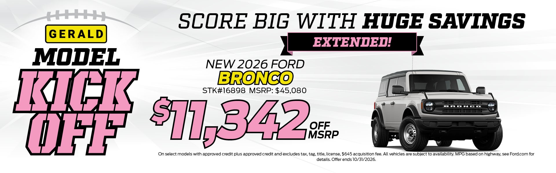 2026 Ford Bronco 