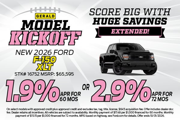 New 2026 Ford F-150 XLT