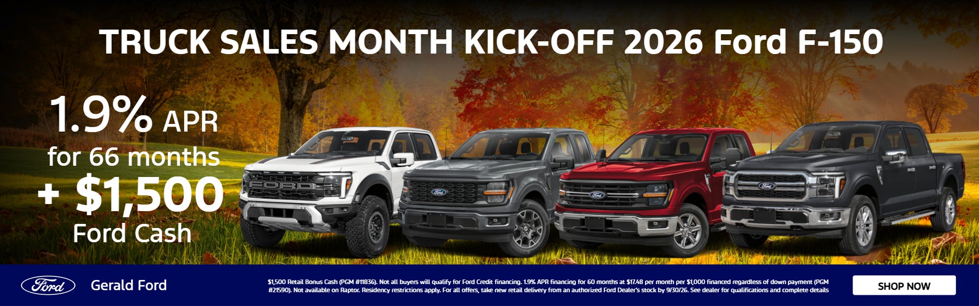TRUCK SALES MONTH KICK-OFF 2026 Ford F-150