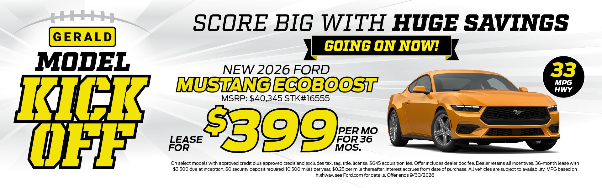 2026 Ford Mustang Ecoboost